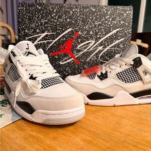 Jordan Athletic Shoes in White and Black